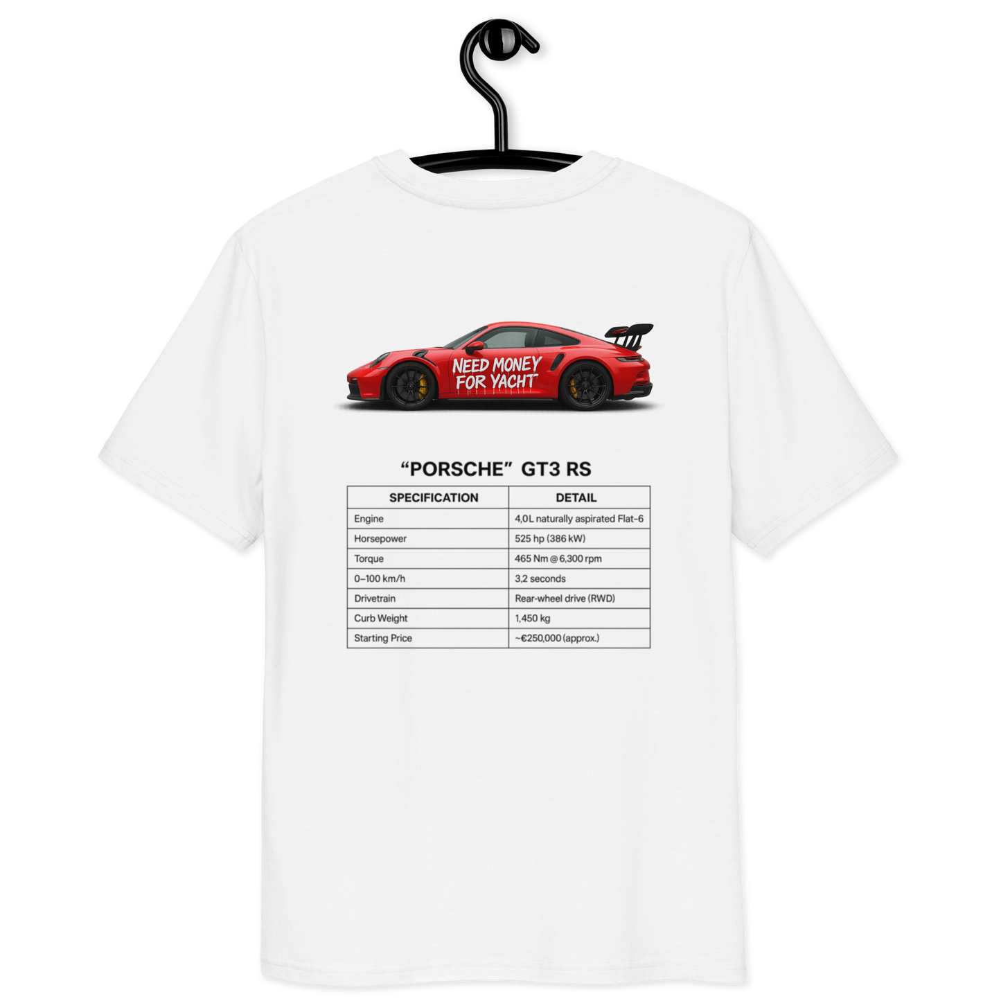 T-Shirt "RED" GT3 RS