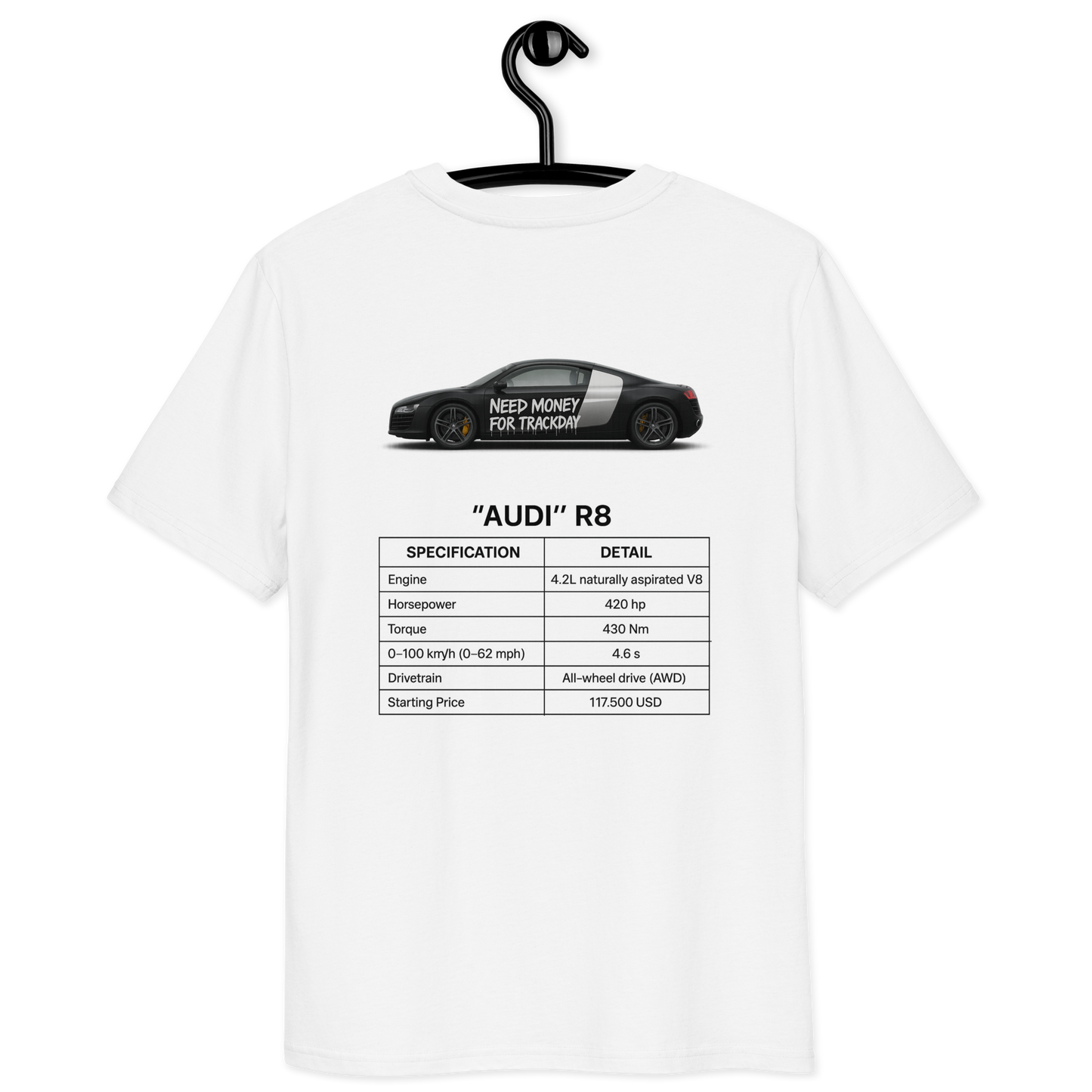 T-Shirt "BLACK" R8