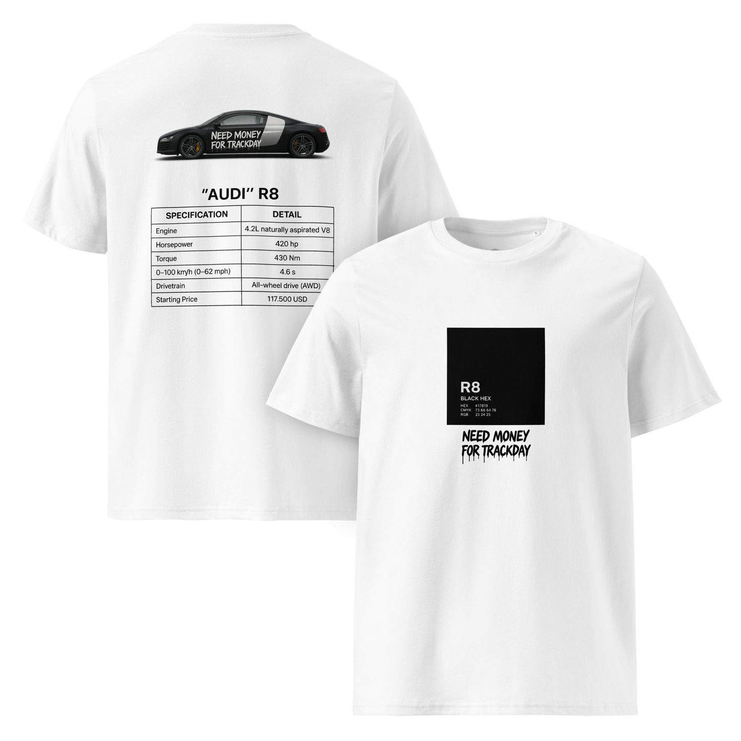 T-Shirt "BLACK" R8